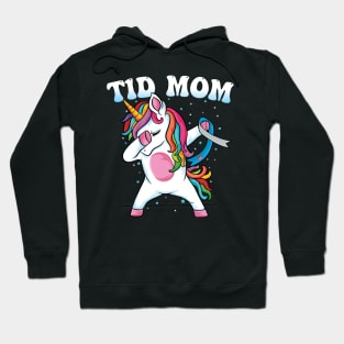 Dabbing unicorn T1D mama her fight is my fight Type 1 Diabetes Awareness Hoodie